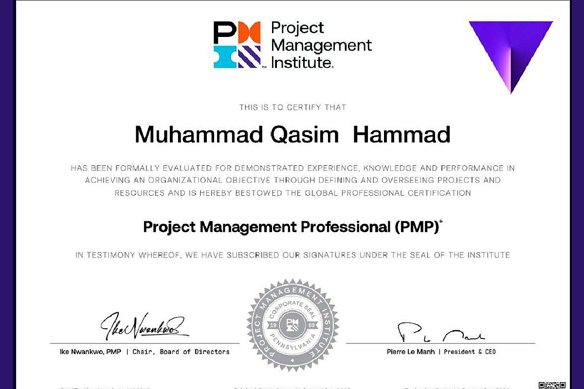 Project Management Professional (PMP), Project Management Institute